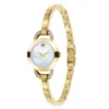 movado-0606889-2 Movado Rondiro Mother of Pearl Dial Gold Steel Strap Watch For Women - 0606889