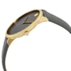 Movado 70th Anniversary Special Edition Grey Dial Grey Leather Strap Watch For Women - 0607140