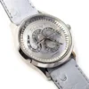 Gucci G Timeless Automatic Mother of Pearl Dial Blue Leather Strap Watch For Women - YA1264113