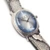 org_2_ba4366af-1adb-495d-a127-5facbc45276d-611519 Gucci Grip Vintage Blue Dial Snakeskin Brown Leather Strap Watch for Women - YA152401