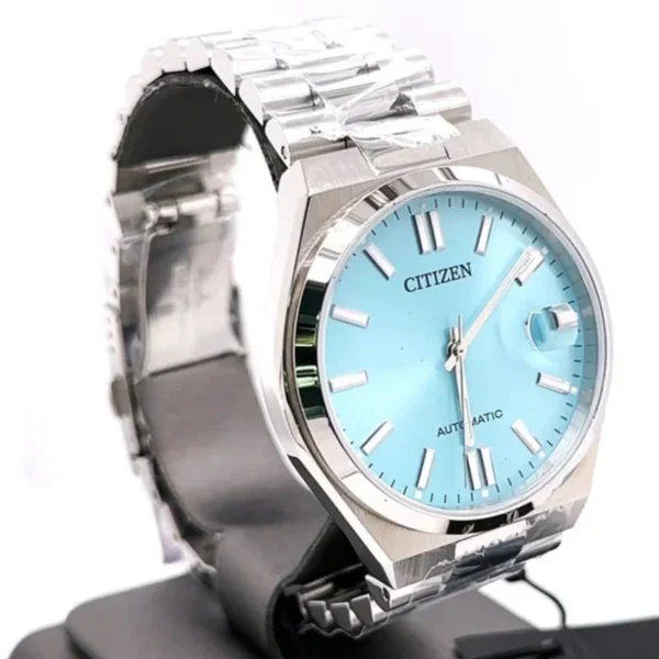 original-citizen-nj0151-88m-tsuyosa-automatic-watch-lite-blue-dial-mens-bracelet-watch-egypt-2 Citizen Tsuyosa Automatic Turquoise Dial Silver Steel Strap Watch For Men - NJ0151-88M