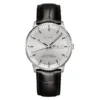 p22593-m0214311603100-f71dee5bad529d9a80996ce41a9cc089 Mido Comander II Automatic Chronometer Silver Dial Black Leather Strap Watch For Men - M021.431.16.031.00