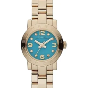 pdf Marc Jacobs Amy Dinky Blue Dial Gold Steel Strap Watch for Women - MBM3229