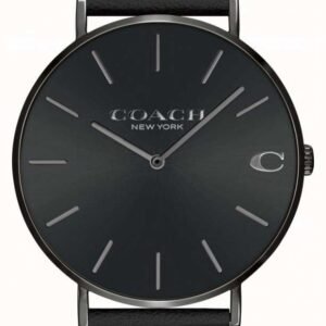 product52616-3155_cropped.jpg.thumb_FFFCFA_614x1000_ce912a36-6d5a-457f-b8ea-9e65001bf683 Coach Charles Black Dial Black Leather Strap Watch for Men - 14602434