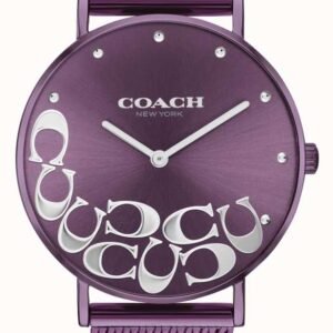 product73273-9370_cropped.jpg.thumb_FFFCFA_615x1000_6506d2f0-a815-47cb-8b87-cac0f944b667 Coach Perry Purple Dial Purple Mesh Bracelet Watch for Women - 14503823