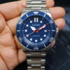 Citizen Promaster Mechanical Blue Dial Silver Steel Strap Watch For Men - NJ0121-89L