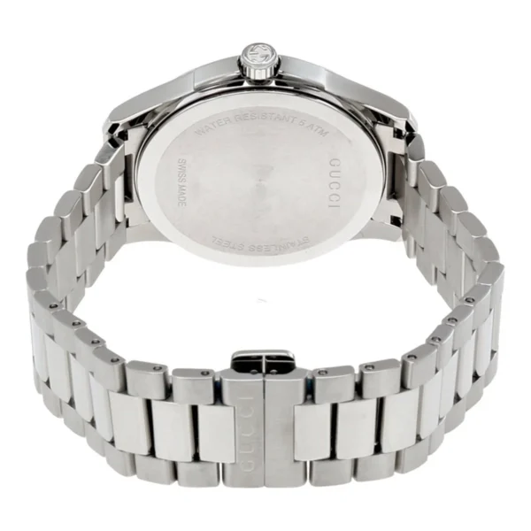 Gucci G Timeless Quartz Silver Dial Silver Steel Strap Watch For Women - YA126459