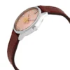 rybzlvsrlhdc3nwhwetw Gucci G Timeless Quartz Diamonds Pink Dial Red Leather Strap Watch For Women - YA1265017