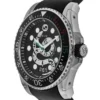 Gucci Dive Quartz Kingsnake Black Dial Black Rubber Strap Watch For Men - YA136217