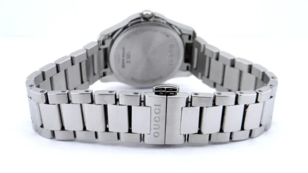 Gucci G Timeless Quartz Silver Dial Silver Steel Strap Watch For Women - YA126551