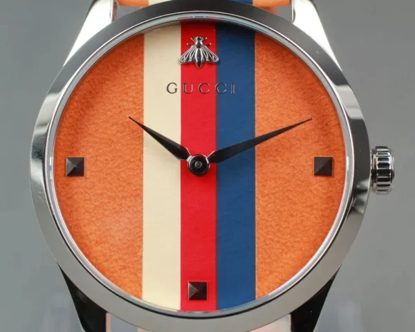 s-l1200_70ed7dae-18c7-4c52-8d73-4a731671d3e9 Gucci G Timeless Quartz Brown Dial Brown Leather Strap Watch For Men - YA1264078
