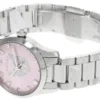 Gucci G Timeless Quartz Mother of Pearl Pink Dial Silver Steel Strap Watch For Women - YA1265013