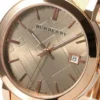 Burberry The City Rose Gold Dial Rose Gold Steel Strap Watch for Women - BU9034