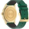 Gucci G Timeless Bee Green Dial Green Leather Strap Watch For Women - YA1264065