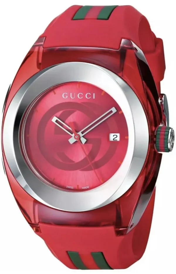 s-l1600_1_72ea774f-89cb-4223-b4e2-281c73f91db6 Gucci Sync XXL Quartz Red Dial Red Rubber Strap Unisex Watch - YA137103