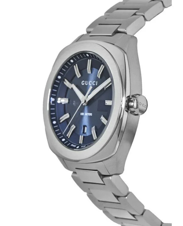 s-l1600_1_9842ac08-aff9-4e23-9e16-a6ece793e1de-393141 Gucci GG2570 Quartz Blue Dial Silver Steel Strap Watch For Men - YA142303