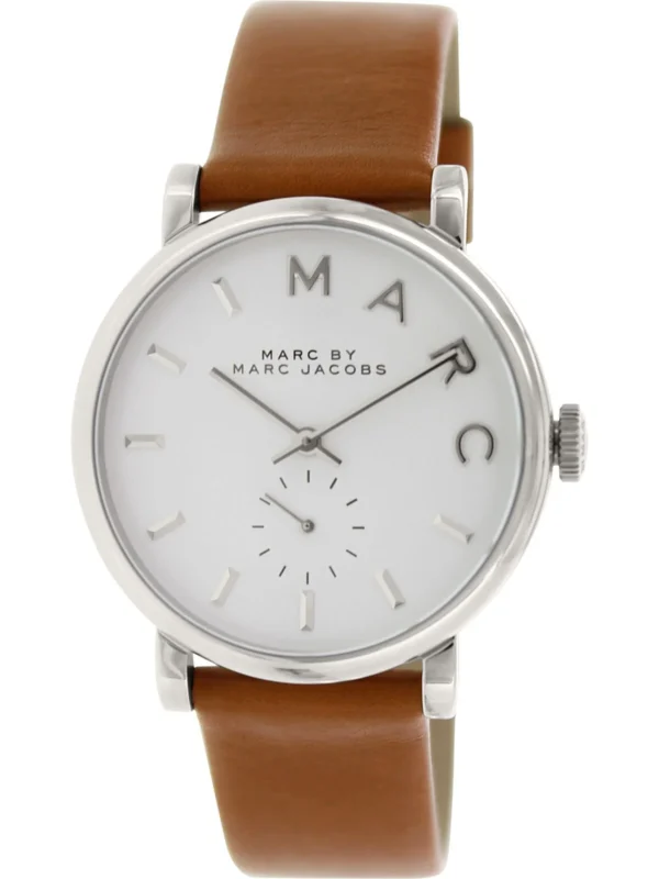 s-l1600_1_a0bfcbb9-dce4-4574-9b52-942805cc28a2-179383 Marc Jacobs Baker White Dial Brown Leather Strap Watch for Women - MBM1265