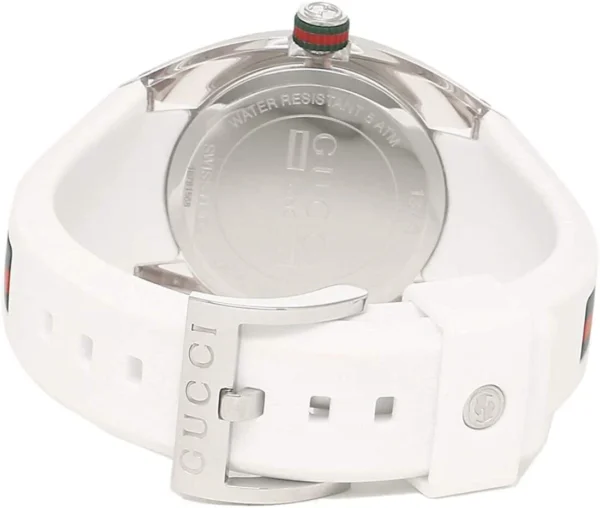 s-l1600_1_b4d92a91-921b-4a27-801f-809e15782fc6 Gucci Sync Quartz White Dial White Rubber Strap Unisex Watch - YA137302