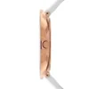 Calvin Klein Chic White Dial White Leather Strap Watch for Women - K7N236K2