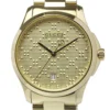 Gucci G Timeless Gold Dial Gold Steel Strap Unisex Watch - YA126461