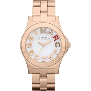 s-l1600_e716713b-8994-489f-91c0-b98167ffedc9 Marc Jacobs Rivera White Dial Rose Gold Steel Strap Watch for Women - MBM3138