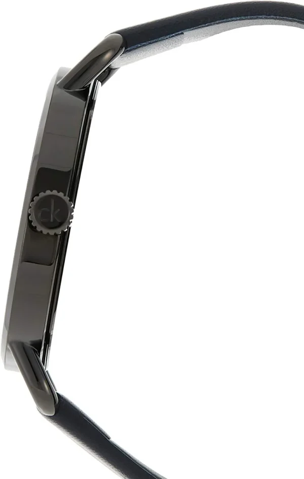 s-l1600_eedef3e1-233b-4e2a-b3b7-12e80238d501 Calvin Klein Even Blue Dial Blue Leather Strap Watch for Men - K7B214VN