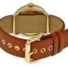 Marc Jacobs Amy White Dial Brown Leather Strap Watch for Women - MBM8574