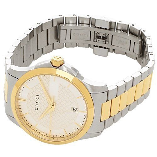 s-l500_d1691ea9-f6a8-448e-a47e-f58a3f20f80b-115144 Gucci G Timeless Silver Dial Two Tone Steel Strap Watch For Men - YA126474
