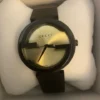 s-l640_9c305771-7921-43e4-8ec7-f2f7c9884fab Gucci Interlocking Grammy XL Gold Dial Black Steel Strap Watch for Men - YA133209