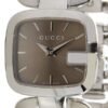 s-select_gqya125507-703648 Gucci G Gucci Brown Dial Silver Steel Strap Watch For Women - YA125507