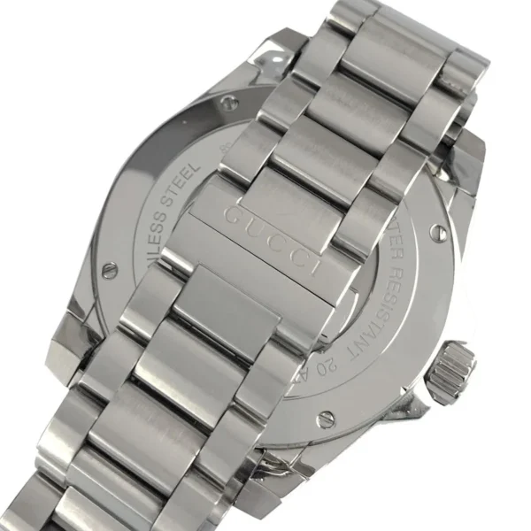 sm-2105020655686-8 Gucci Dive Quartz Black Dial Silver Steel Strap Watch For Men - YA136212