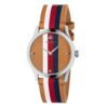 uk_i_beaverbrooks_4da02b4e-7619-4e32-b528-146ae7d49e06 Gucci G Timeless Quartz Brown Dial Brown Leather Strap Watch For Men - YA1264078