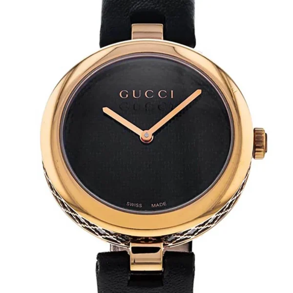 woo-product-images_46ded629-a190-43c2-8643-79b97e8bc7ef Gucci Diamantissima Quartz Black Dial Black Leather Strap Watch for Women - YA141401