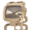 ya125511_1 Gucci G Gucci Sunbrushed Brown Dial Rose Gold Steel Strap Watch For Women - YA125511