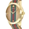 Gucci G Timeless Quartz Brown Dial Brown Leather Strap Unisex Watch - YA1264077