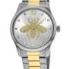 ya1264131_1600792817 Gucci G Timeless Silver Dial Two Tone Steel Strap Watch For Women - YA1264131