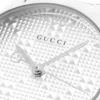Gucci G Timeless Quartz Silver Dial Silver Steel Strap Watch For Women - YA126551