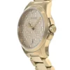 ya126553_0_32d052dd-a66d-4fd3-89ce-a4f929ee9551 Gucci G Timeless Gold Dial Gold Steel Strap Watch For Women - YA126553