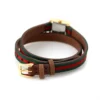 Gucci G-Frame Multicolored Dial Two Tone Nylon Strap Watch For Women - YA128527