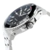 ya136212_2 Gucci Dive Quartz Black Dial Silver Steel Strap Watch For Men - YA136212