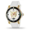 Gucci Dive Quartz White Dial White Rubber Strap Unisex Watch - YA136322