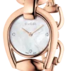 ya139508-gucci-horsebit-GUC0209149 Gucci Horsebit Collection Diamonds Mother of Pearl Dial Rose Gold Steel Strap Watch For Women - YA139508