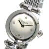 ya141512-1 Gucci Diamantissima Diamonds Mother of Pearl Dial Silver Mesh Bracelet Watch for Women - YA141512