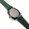 ya157406-3-771955 Gucci Grip Quartz Silver Dial Green Leather Strap Unisex Watch - YA157406