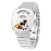 ya157419_1 Gucci Grip x Disney Quartz Silver Dial Silver Steel Strap Unisex Watch - YA157419