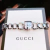 Gucci G Gucci Diamonds Mother of Pearl Dial Silver Steel Strap Watch For Women - YA125502